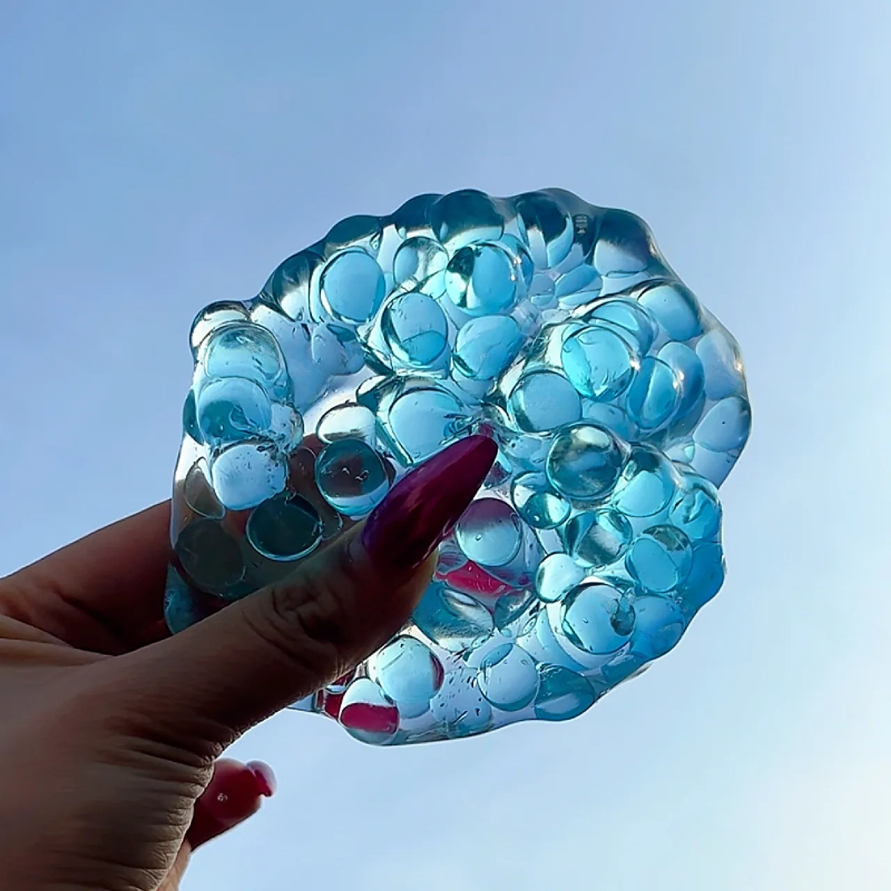 Color Candy Pop Bead Squishy Ball
