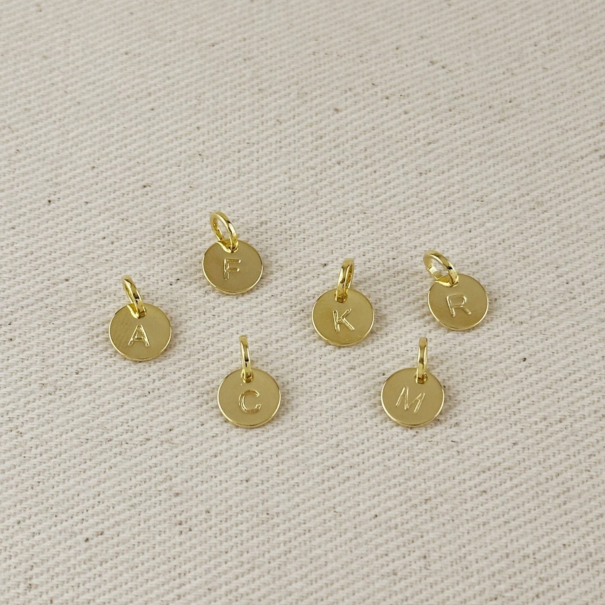 18k Gold Initial Charm ¡ª Letter X