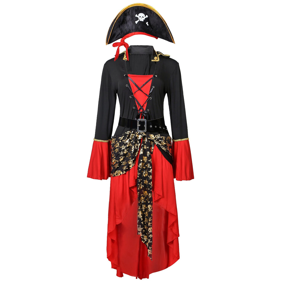 Plus Size Women's Halloween Pirate Costume Cosplay