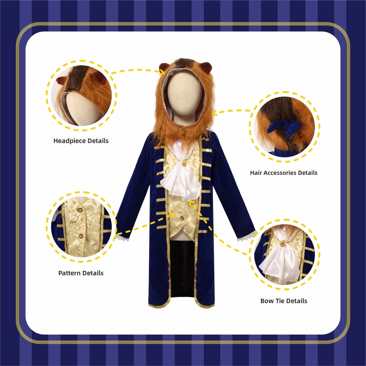 Children's Halloween Cosplay Costume Animal Role Play Outfit