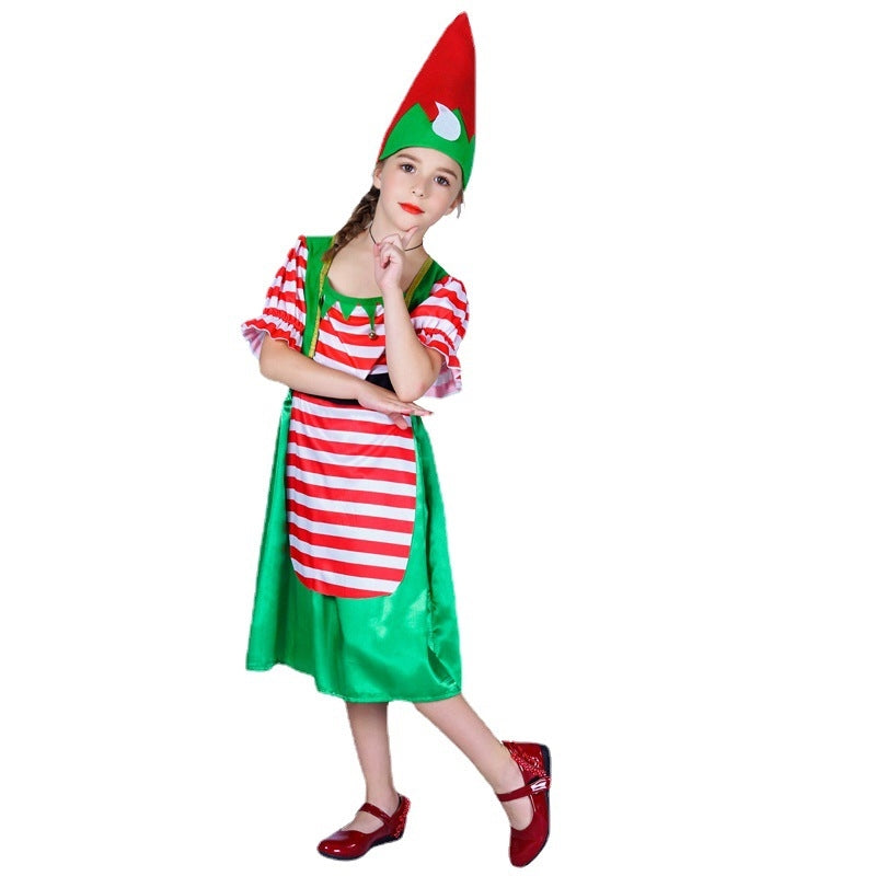 Girls Cute Princess Christmas Party Cosplay Costumes