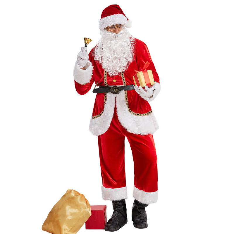 Santa Claus Costume Christmas Party Performance Outfit