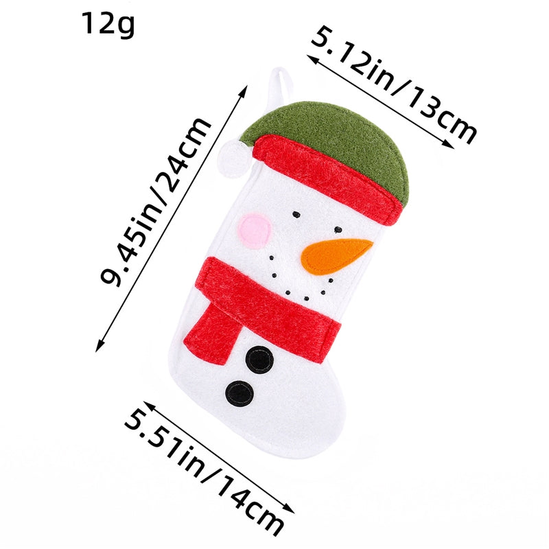 Candy Bag Snowman Deer Christmas Tree