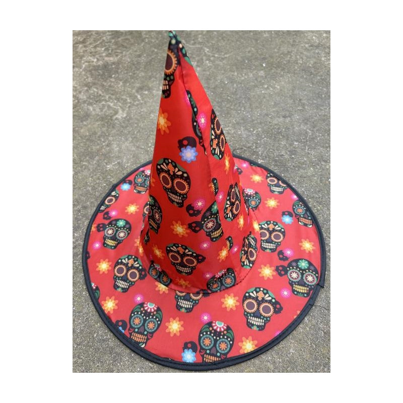 Halloween Witch Hat Black Oxford Cloth Costume Prop