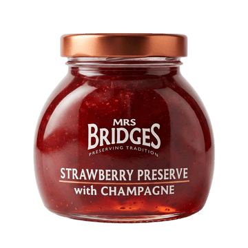 Mrs Bridges Strawberry Preserve with Champagne