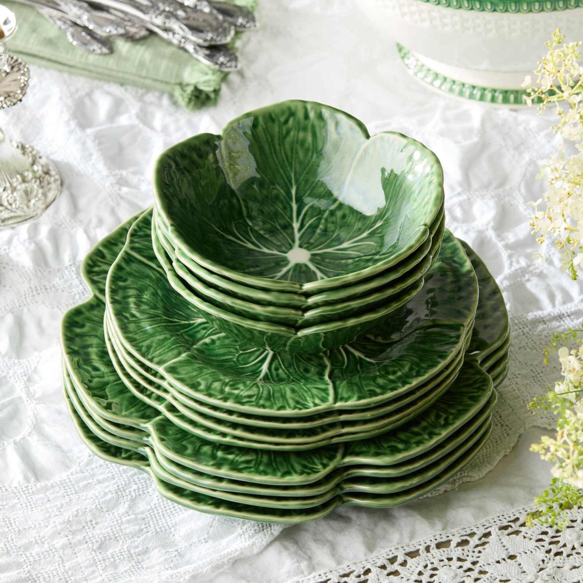 Le Jardin Cabbage 3-D Cereal Bowl