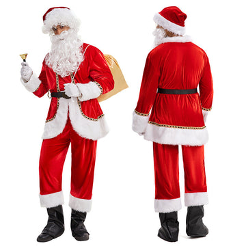 Santa Claus Costume Christmas Party Performance Outfit