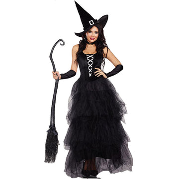 Witch Costume For Women M-XL Halloween Cosplay Cloak