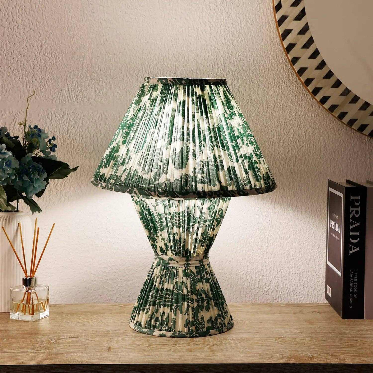 Verde Pleated Table Lamp