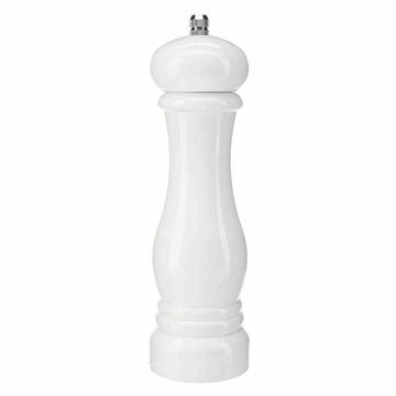 Wood Pepper Mill - White Lacquer