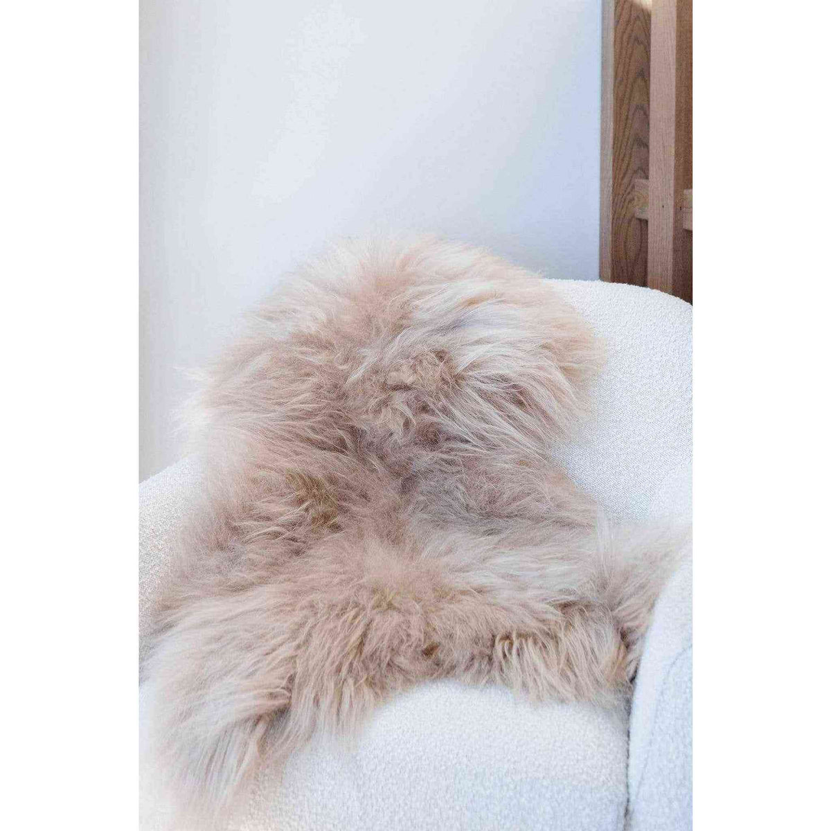 Nude Icelandic Sheepskin Throw Rug