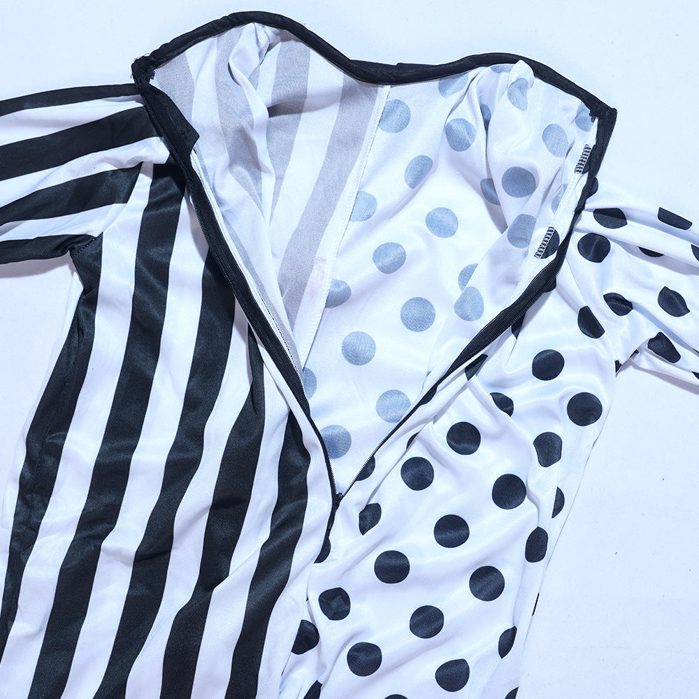 Halloween Jumpsuit Cosplay Costume Scary Clown Outfit