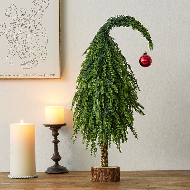 Nordic Leaning Christmas Tree