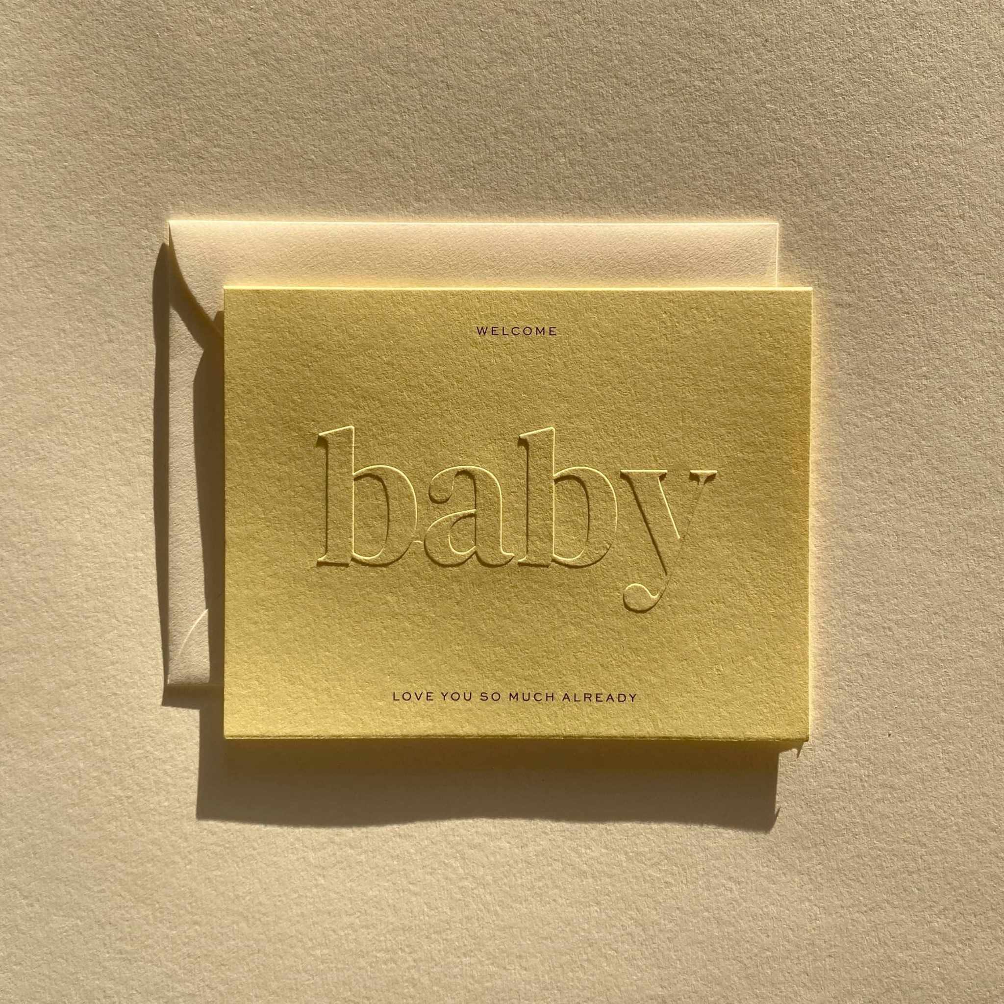 Baby No. 23: Butter / Single Card