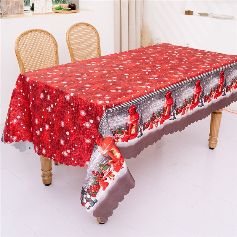 Christmas Print Tablecloth Runner
