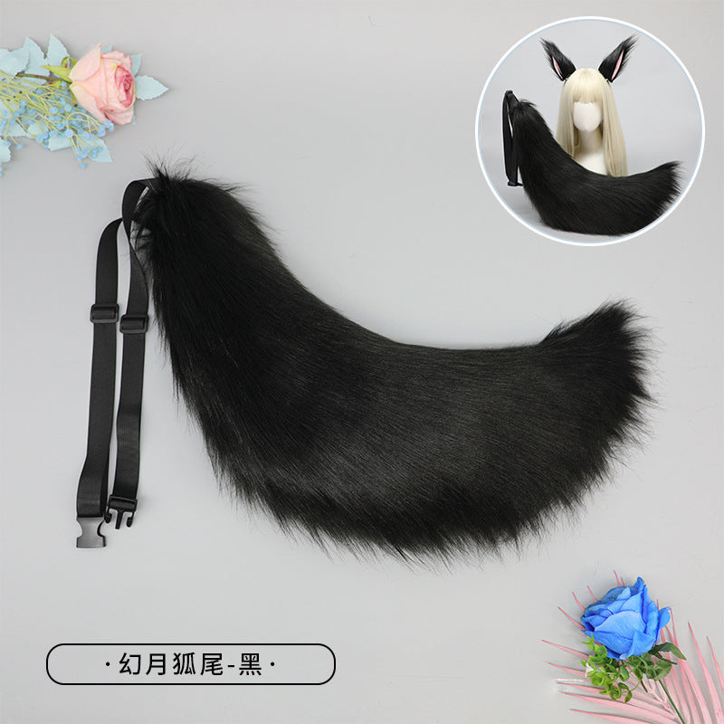 Halloween Cosplay Large Handmade Furry Wolf Tail