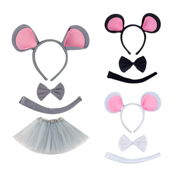 Halloween Felt Mouse Ears Headband Costume Accessory