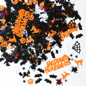 Halloween Party Decorations Wizard Spider Ghost Glitter Confetti