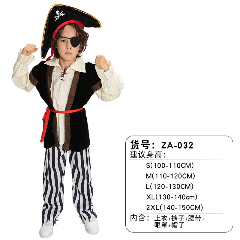 Halloween Pirate Costume For Kids Girls Boys