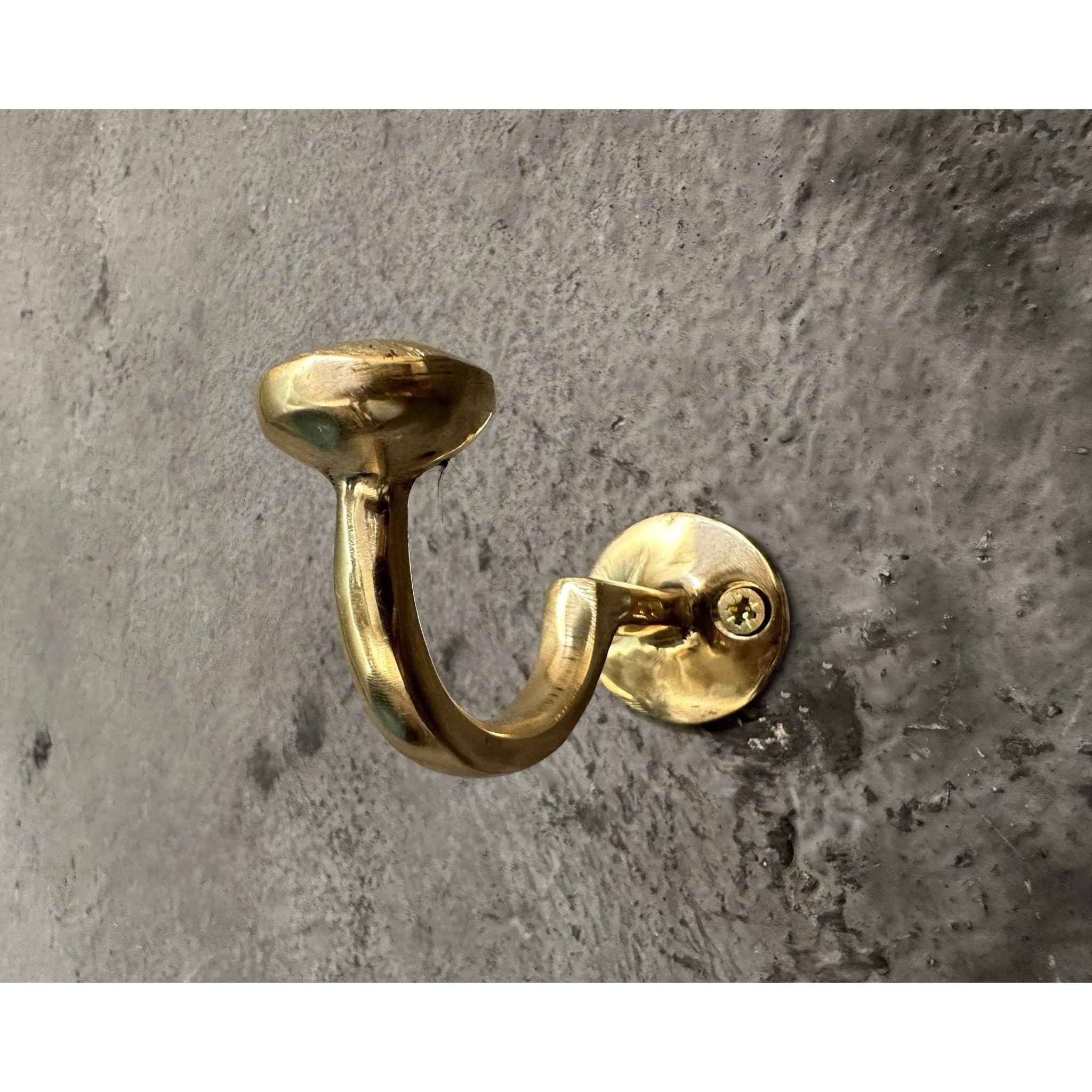 Solid Brass Wall Mounted Hooks