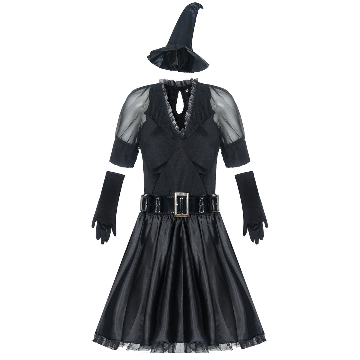 Women's Halloween Witch Costume Set M-XL