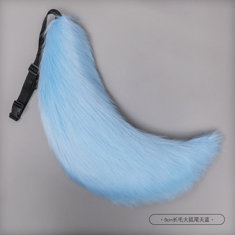 Halloween Cosplay Large Handmade Furry Wolf Tail