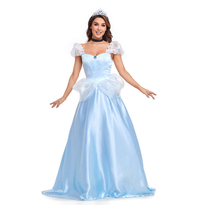 Halloween Cinderella Princess Costume Dress For Cosplay