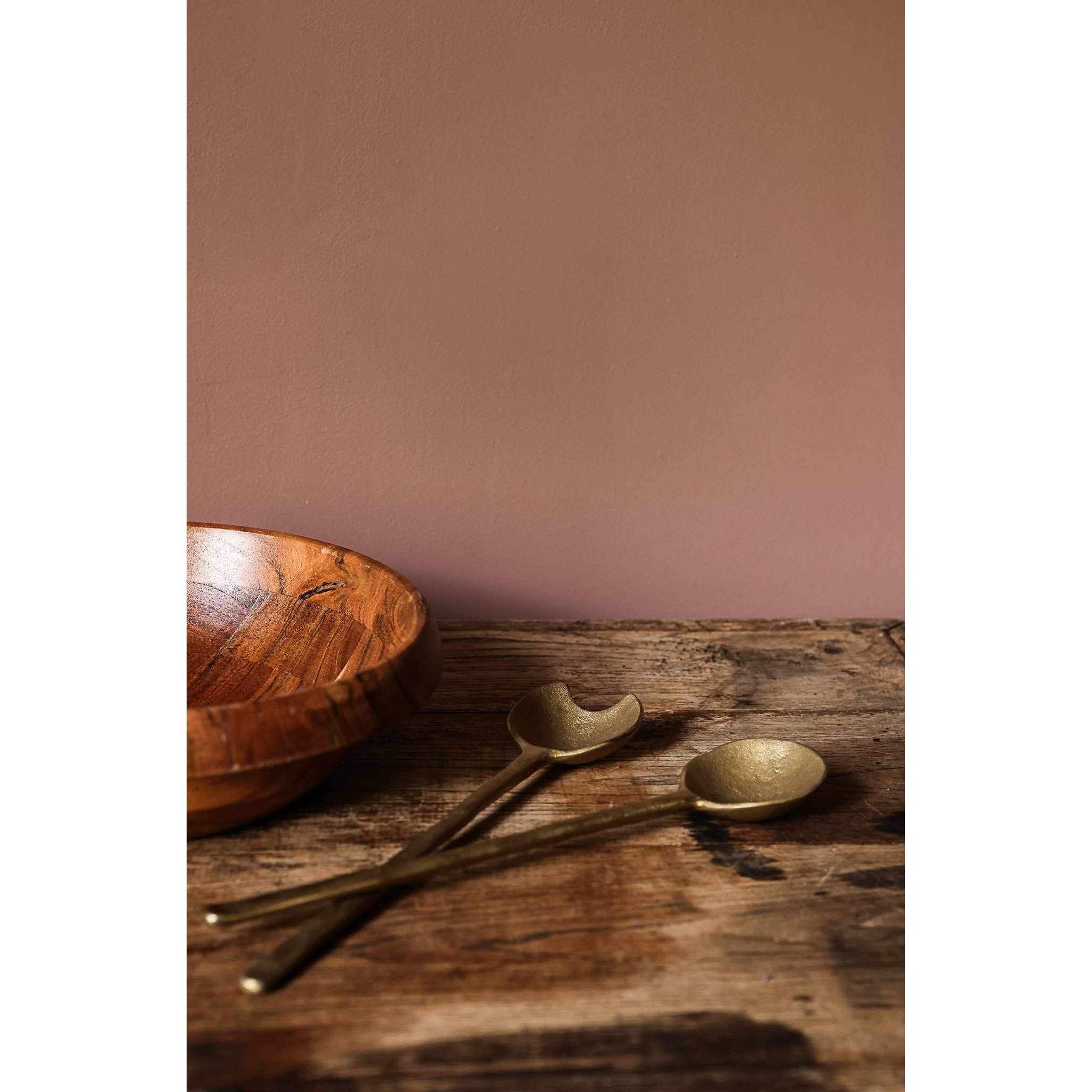 Wooden salad bowl