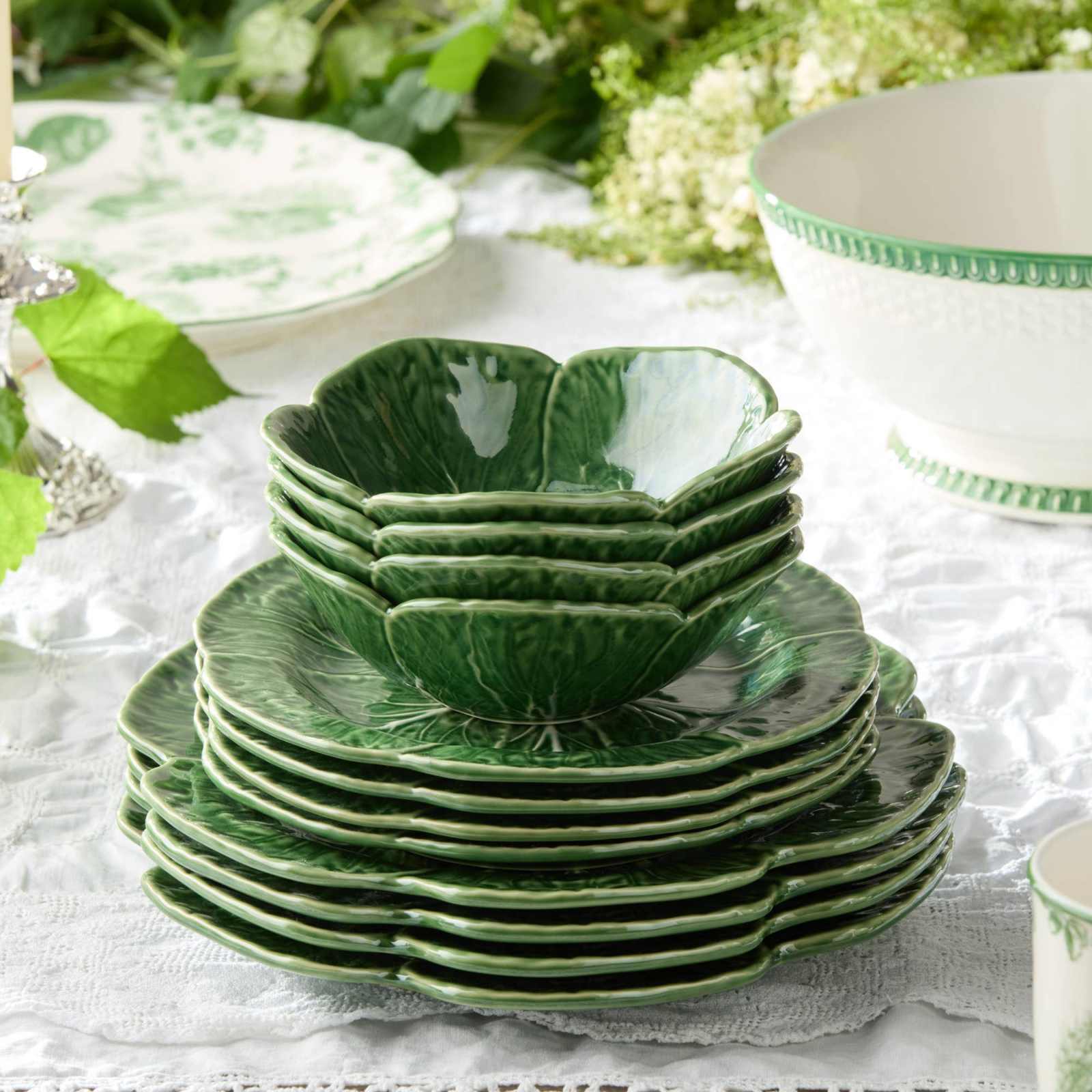 Le Jardin Cabbage 3-D Cereal Bowl