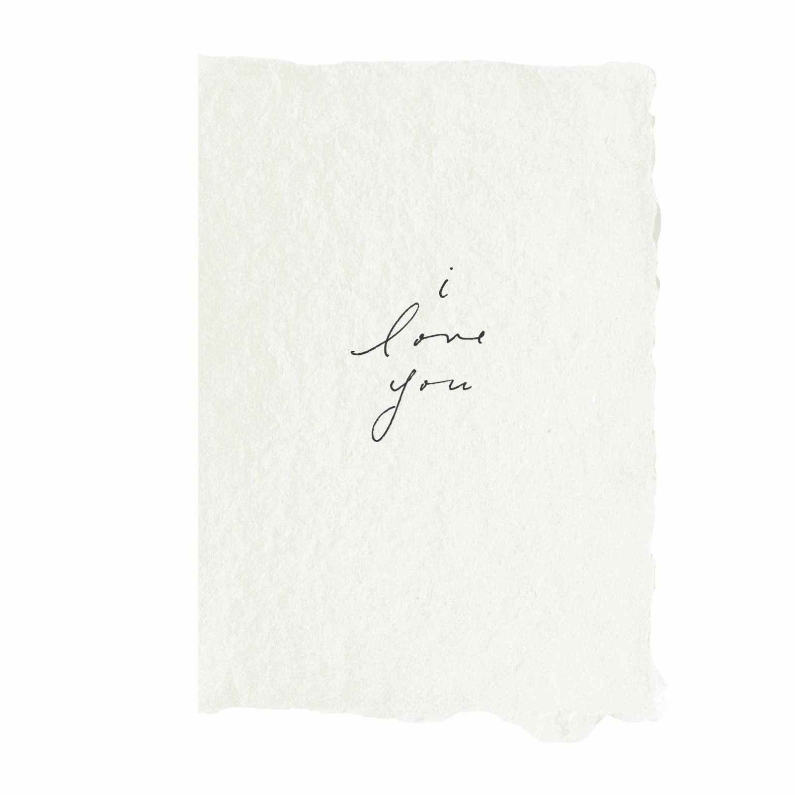 I love you card