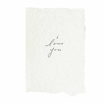 I love you card