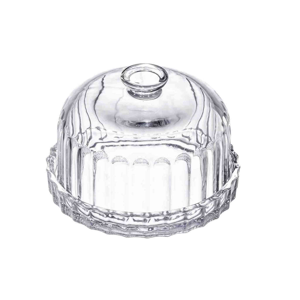 Glass Dessert Dish with Lid