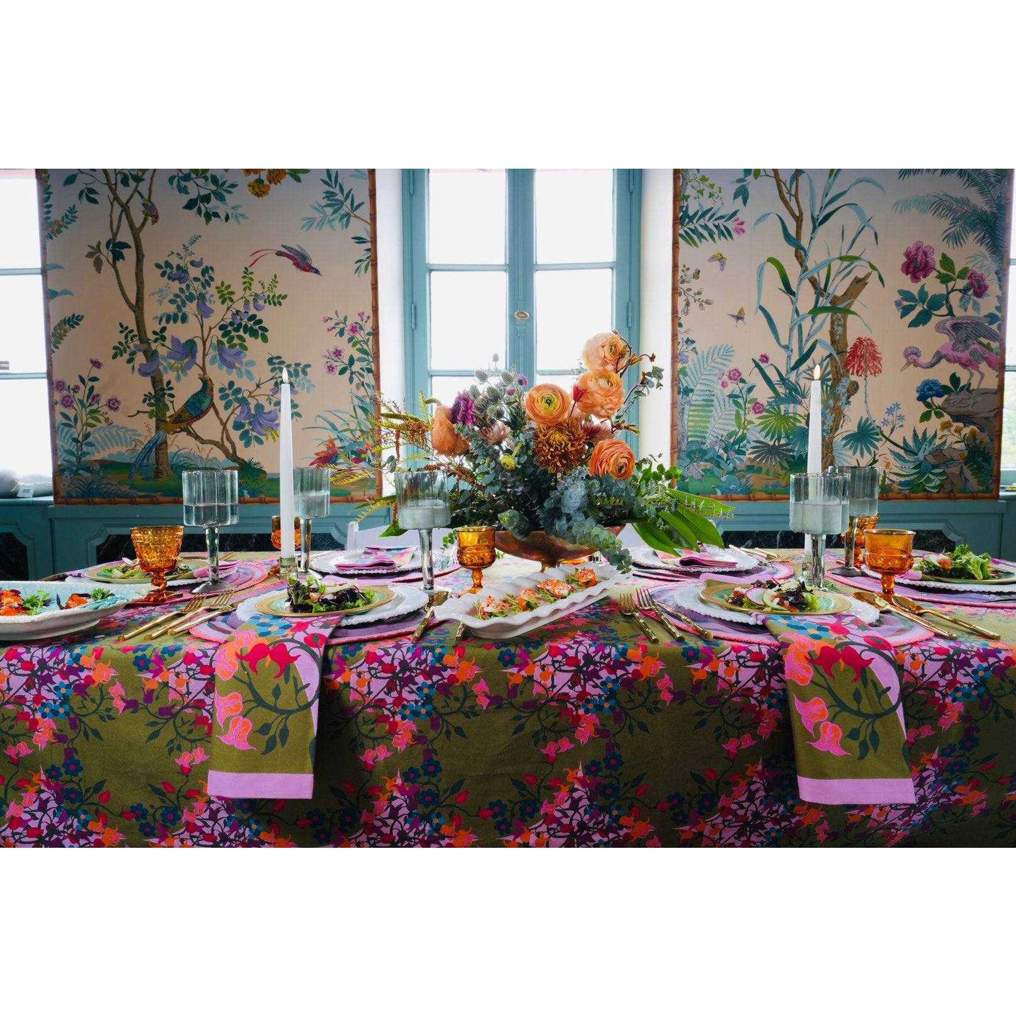Tablecloth Blumen Green: Small