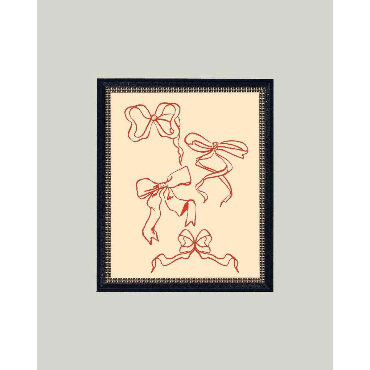 Framed Bows Wall Art