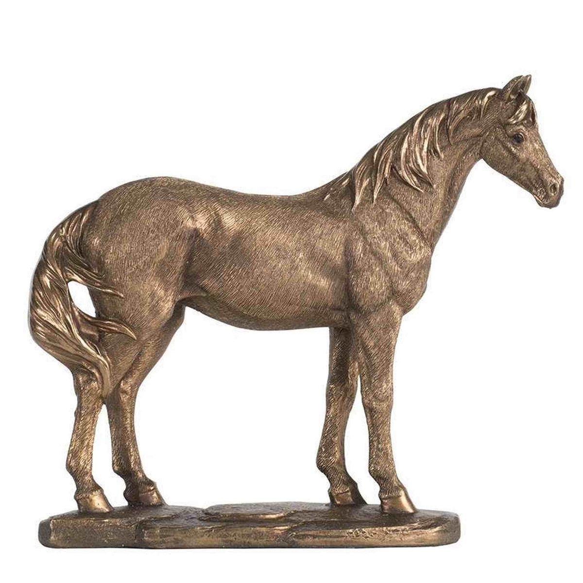 Rustic Standing Horse Statue
