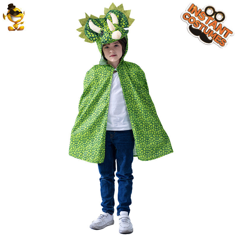 Halloween Dinosaur Cape Costume For Kids Stage Performance