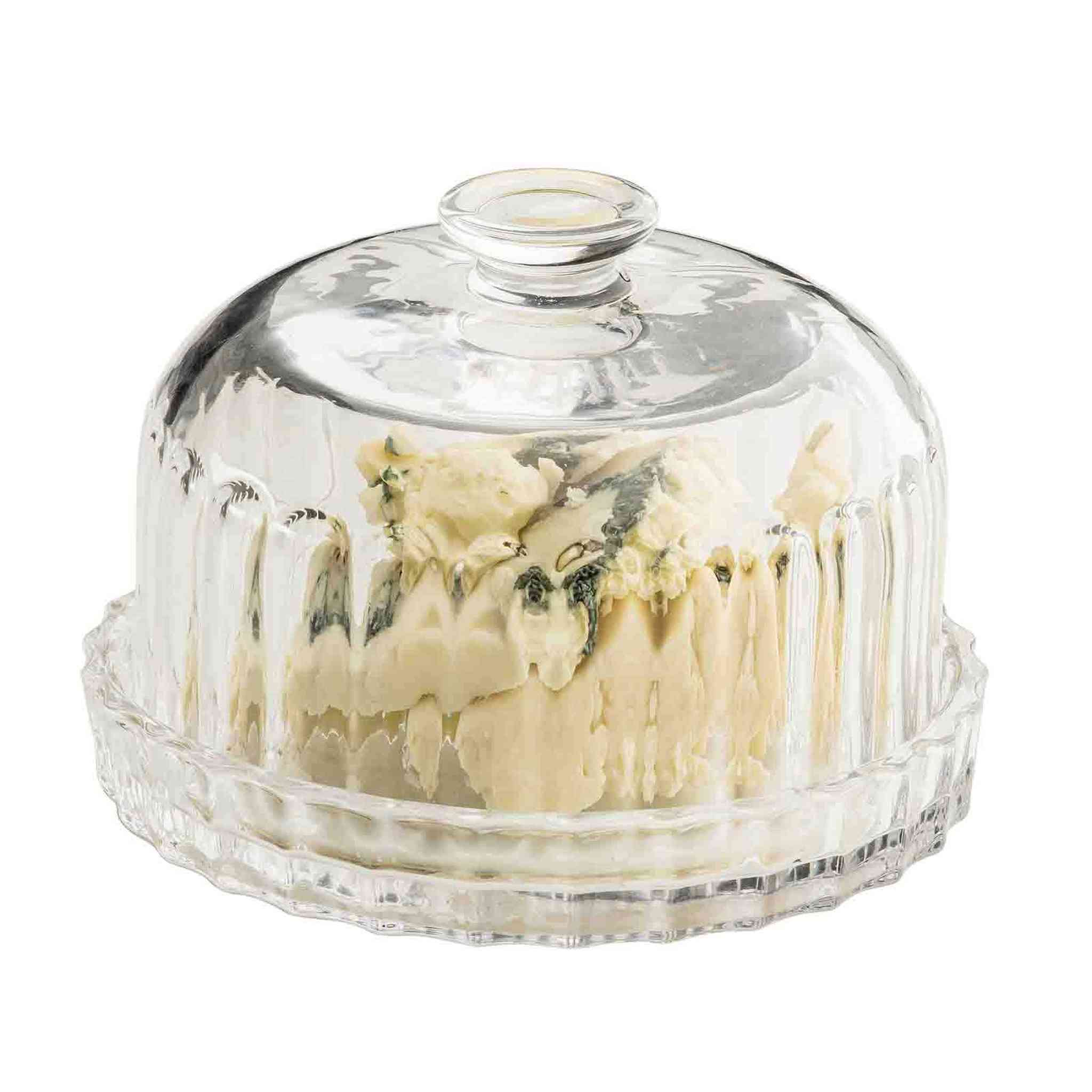 Glass Dessert Dish with Lid