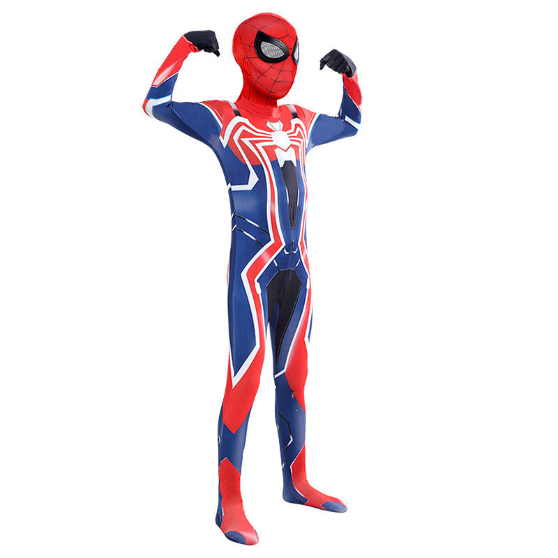 Black Red Spider Costume For Kids Halloween Cosplay