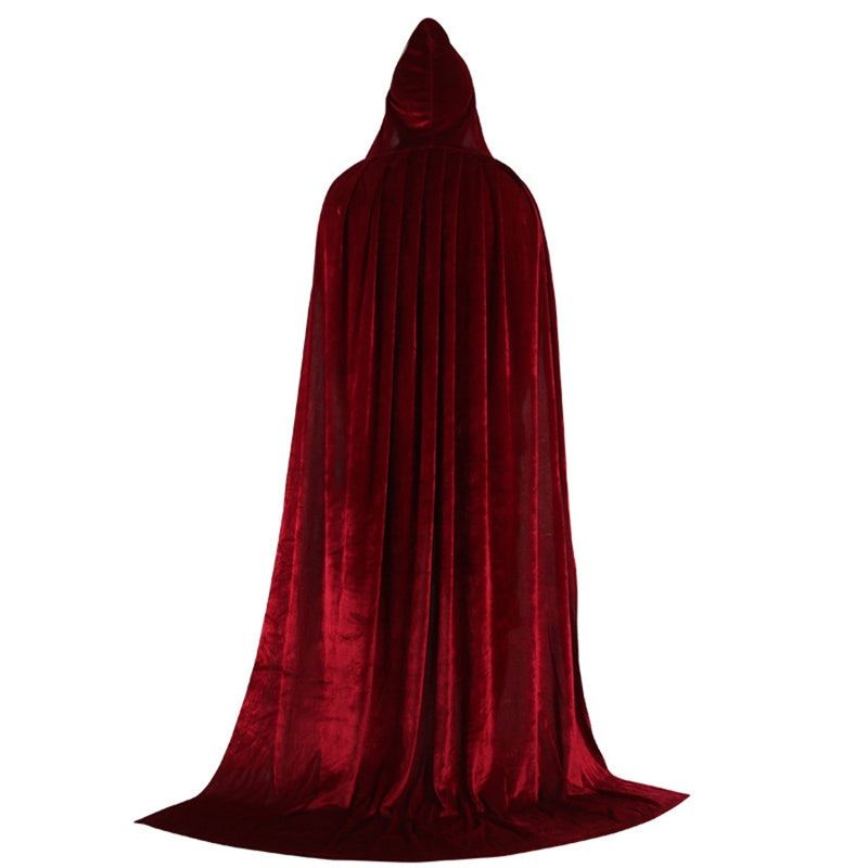 Retro Style Halloween Party Cosplay Dress And  Cloak Two Pieces Suits