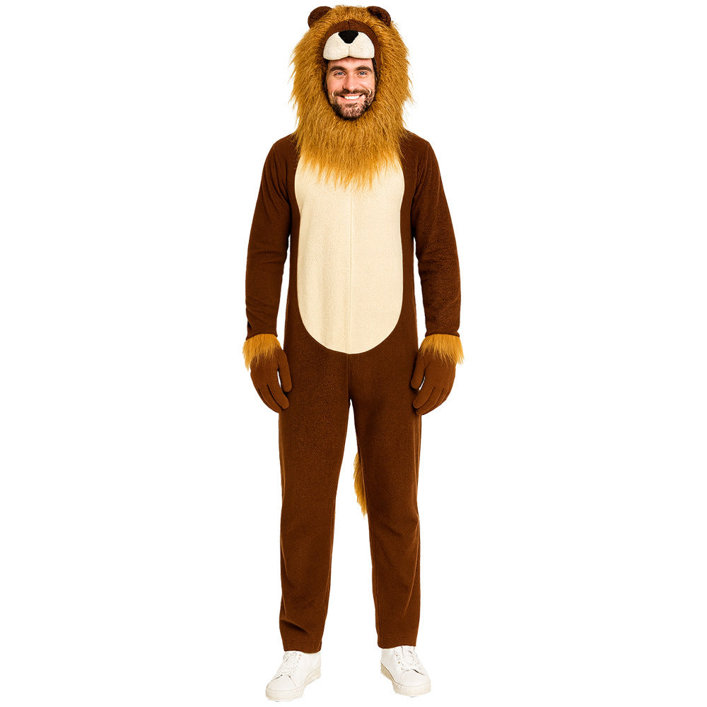 Halloween Lion Costume Adult Stage Performance Cosplay