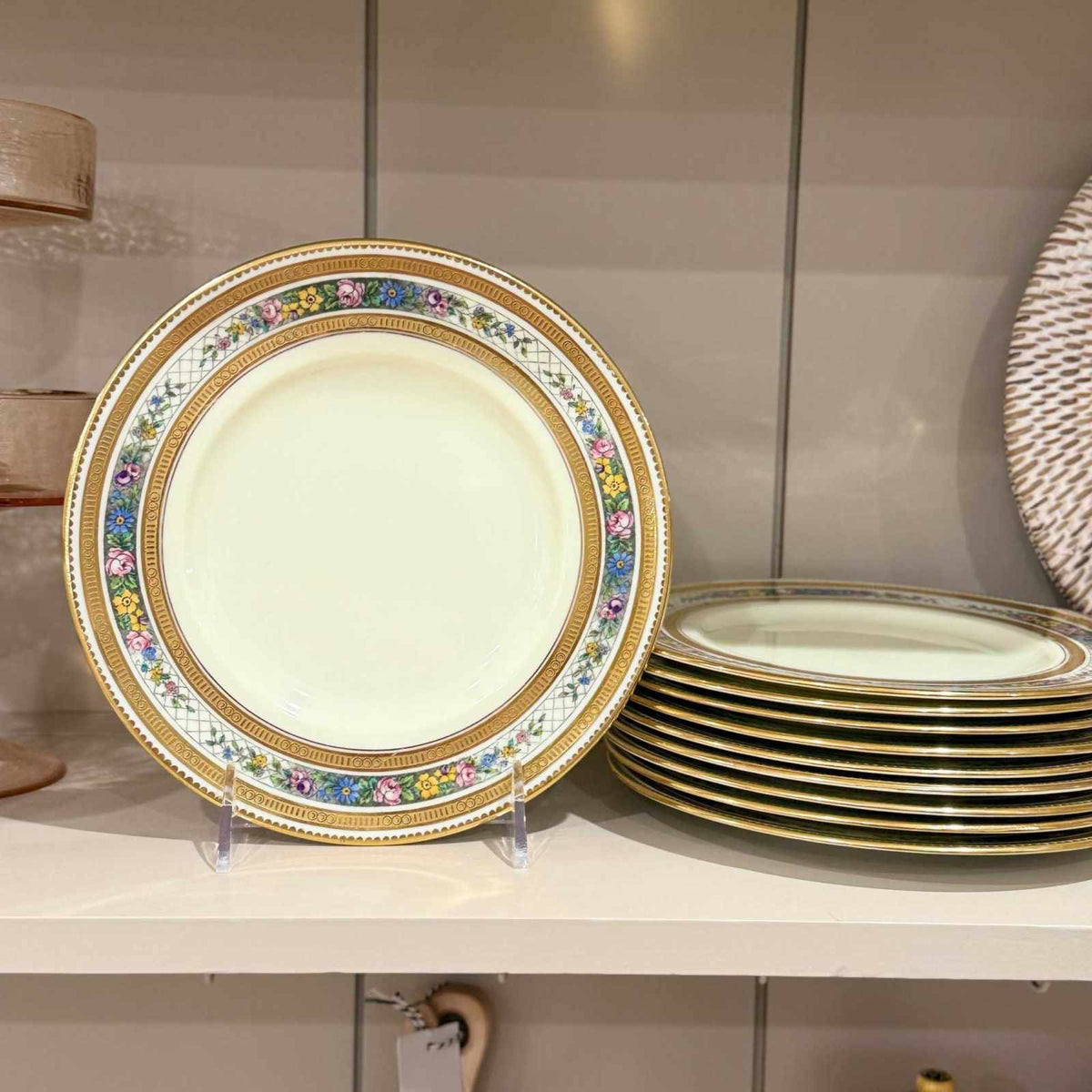 Floral Trim European Style China Set/10