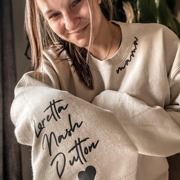 Mamorea – Custom Mama Sweatshirt with Names