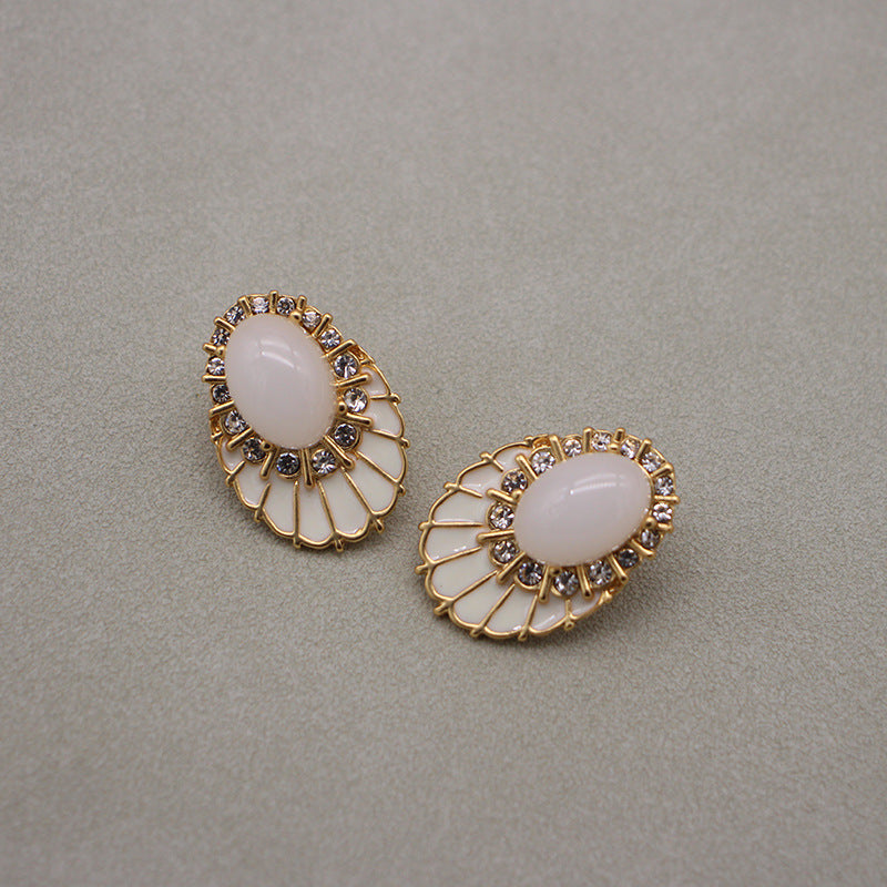 Vintage Rhinestone Earrings for Women