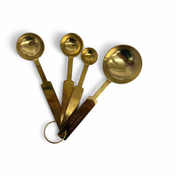 Gold Stainless Steel Measuring Spoon Set ¨C 4 Piece