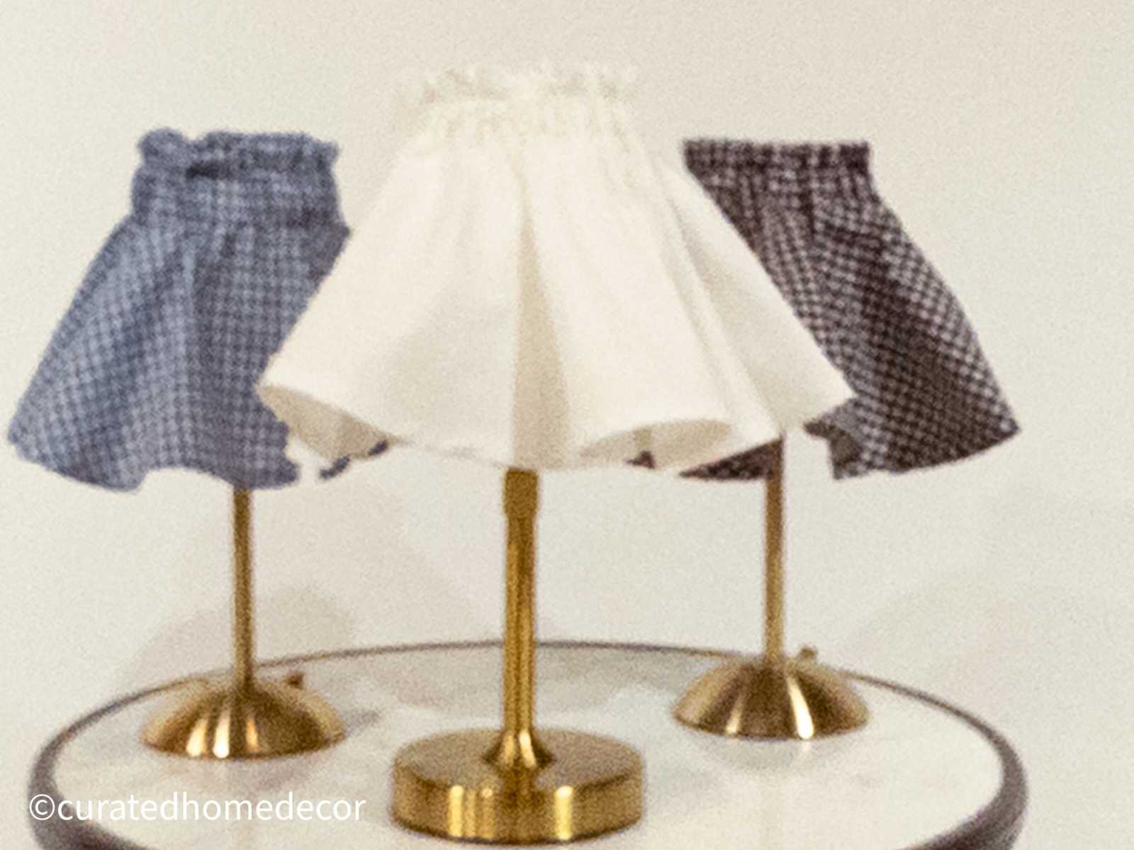 Handmade Lampshade Skirt Cover