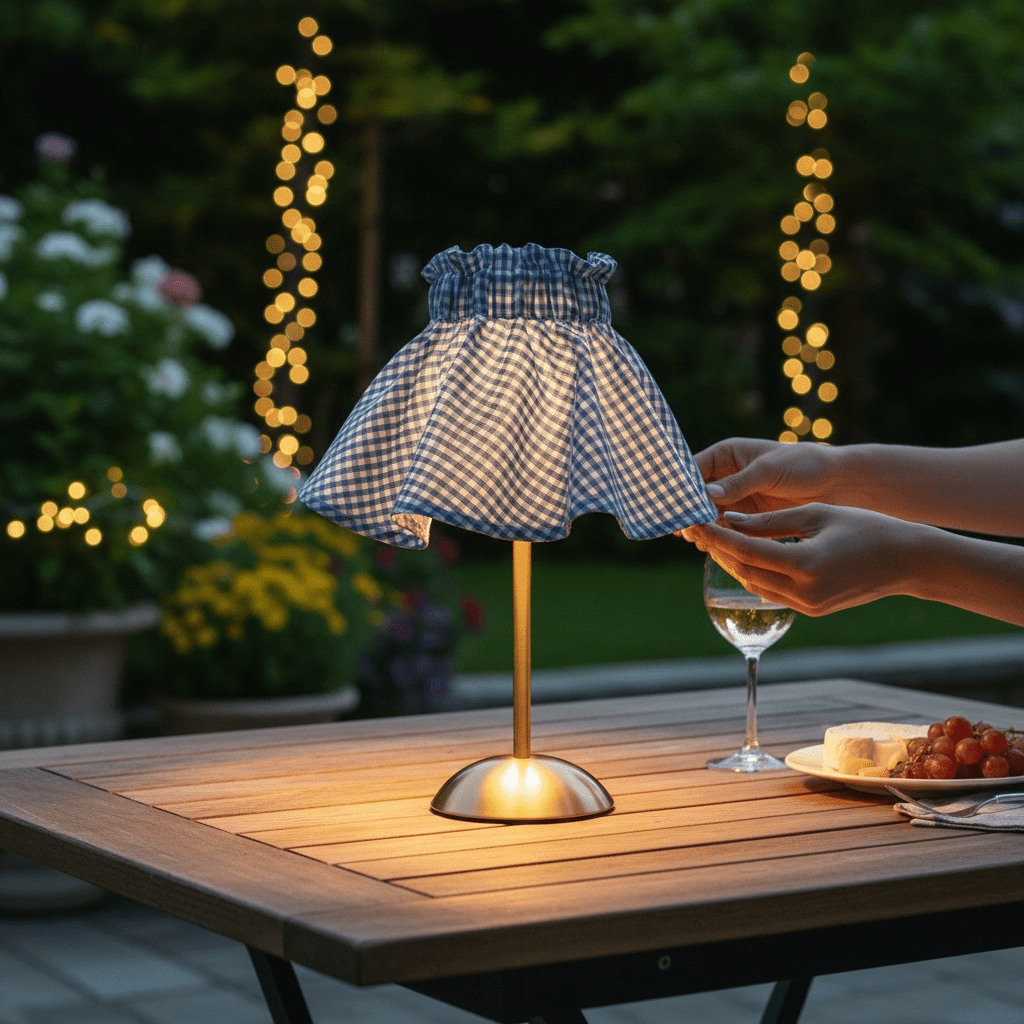 Handmade Lampshade Skirt Cover