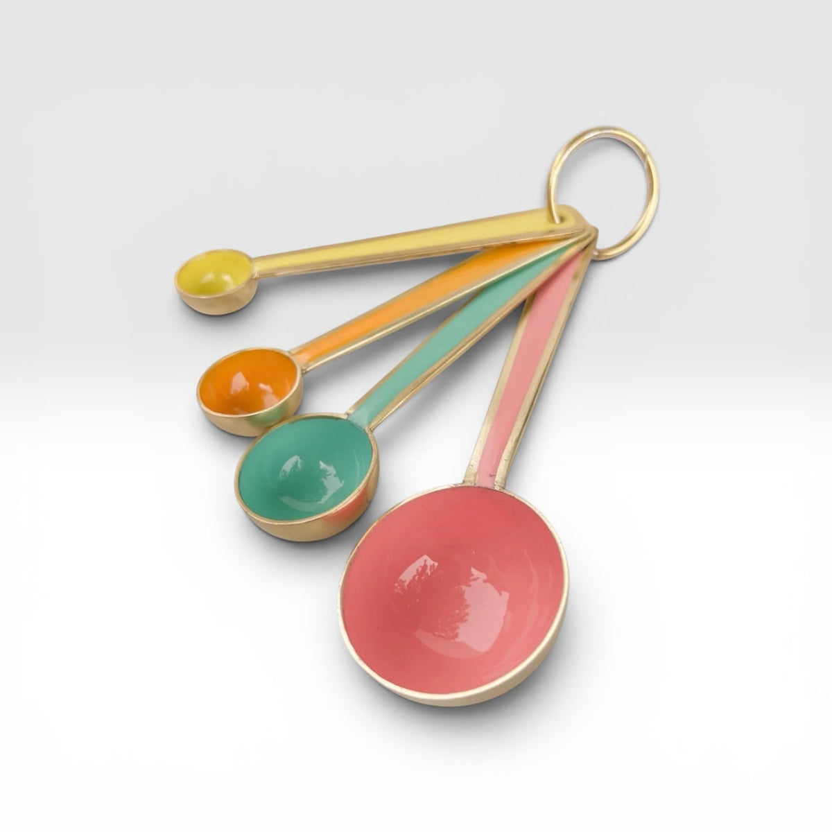 Colorful measuring spoons