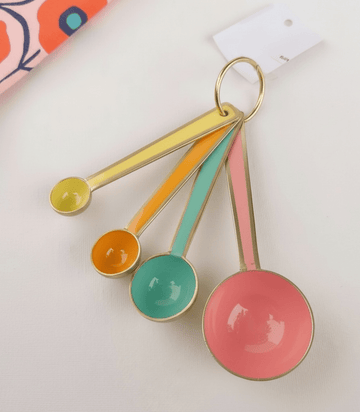 Colorful measuring spoons