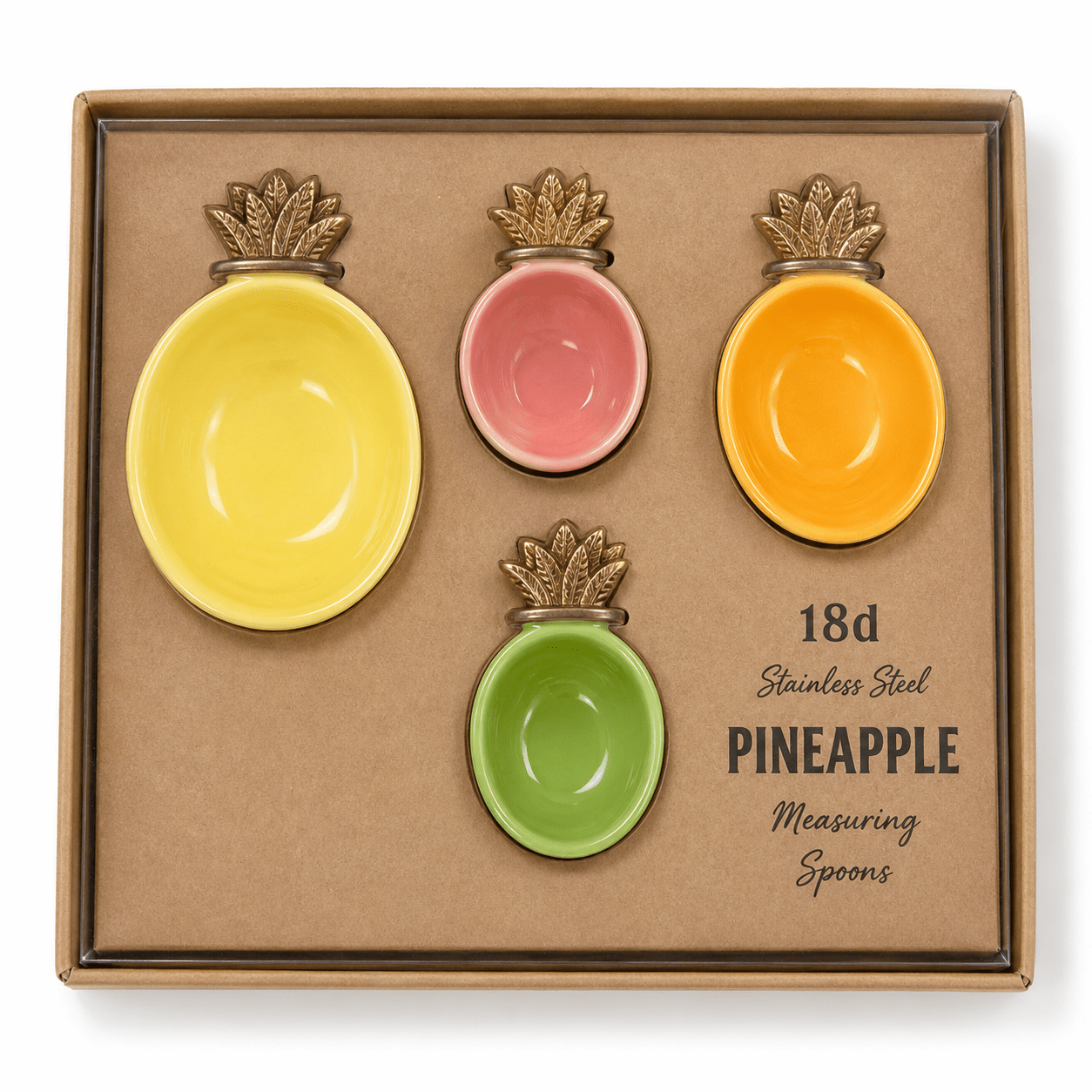 Pineapple Measuring Spoons ¨C Boxed Set of 4