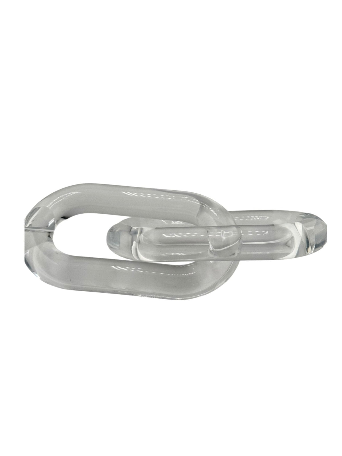 Sculptural Chain Link Decor ¡ª Hand-Tinted Resin, Modular Sold Individually